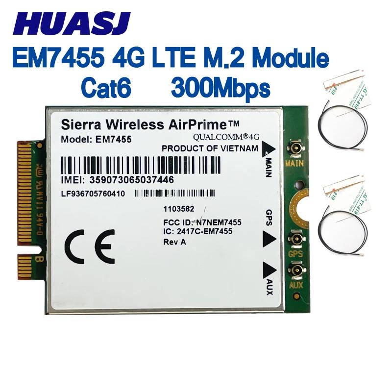 Huasj WWAN Sierra  EM7455 1103582 FDD/TDD LTE Cat6 NGFF M.2 4G , Ʈ  4G Ϳ 4G ī 300Mbps